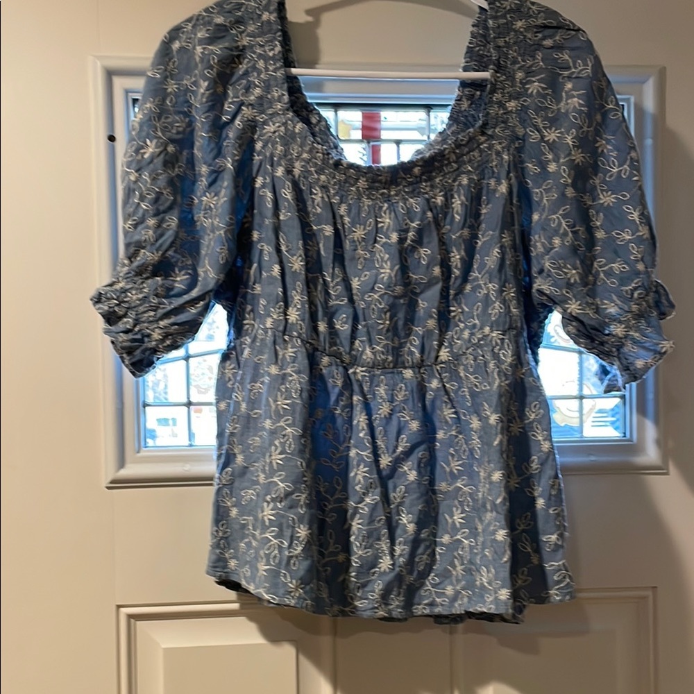 Floral Blue Women's Top

Worn 1 Time